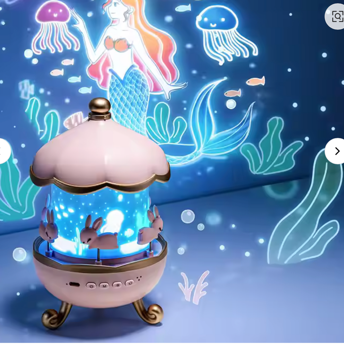 Veilleuse magique pour enfants – Planètes et légendes fantastiques