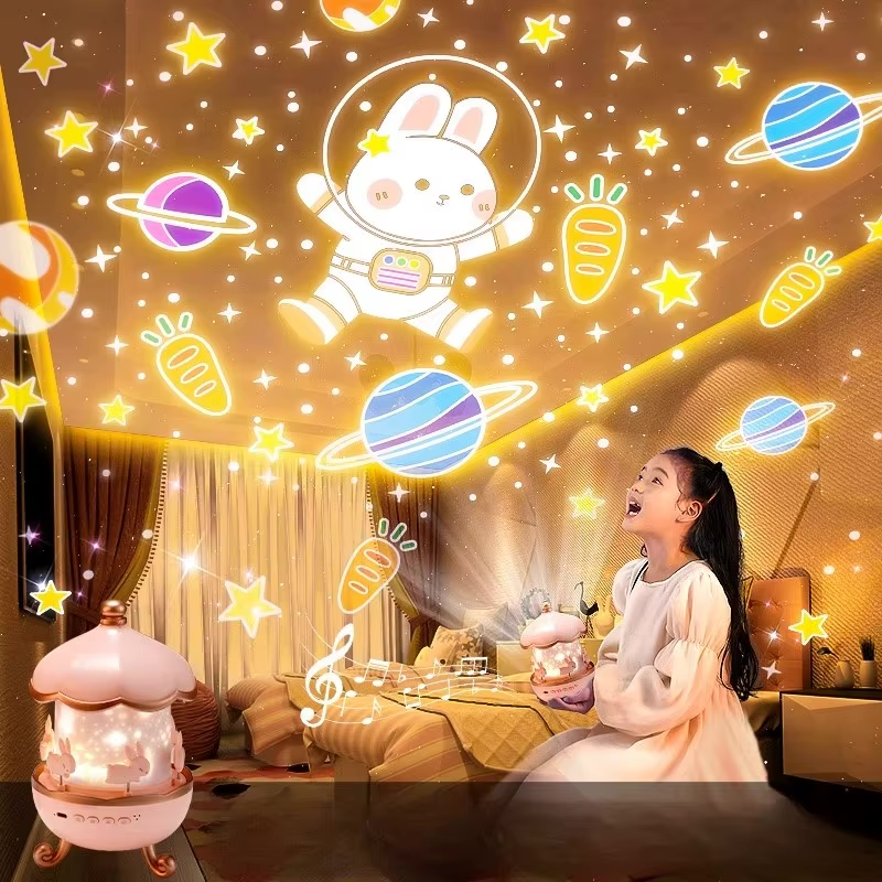 Veilleuse magique pour enfants – Planètes et légendes fantastiques